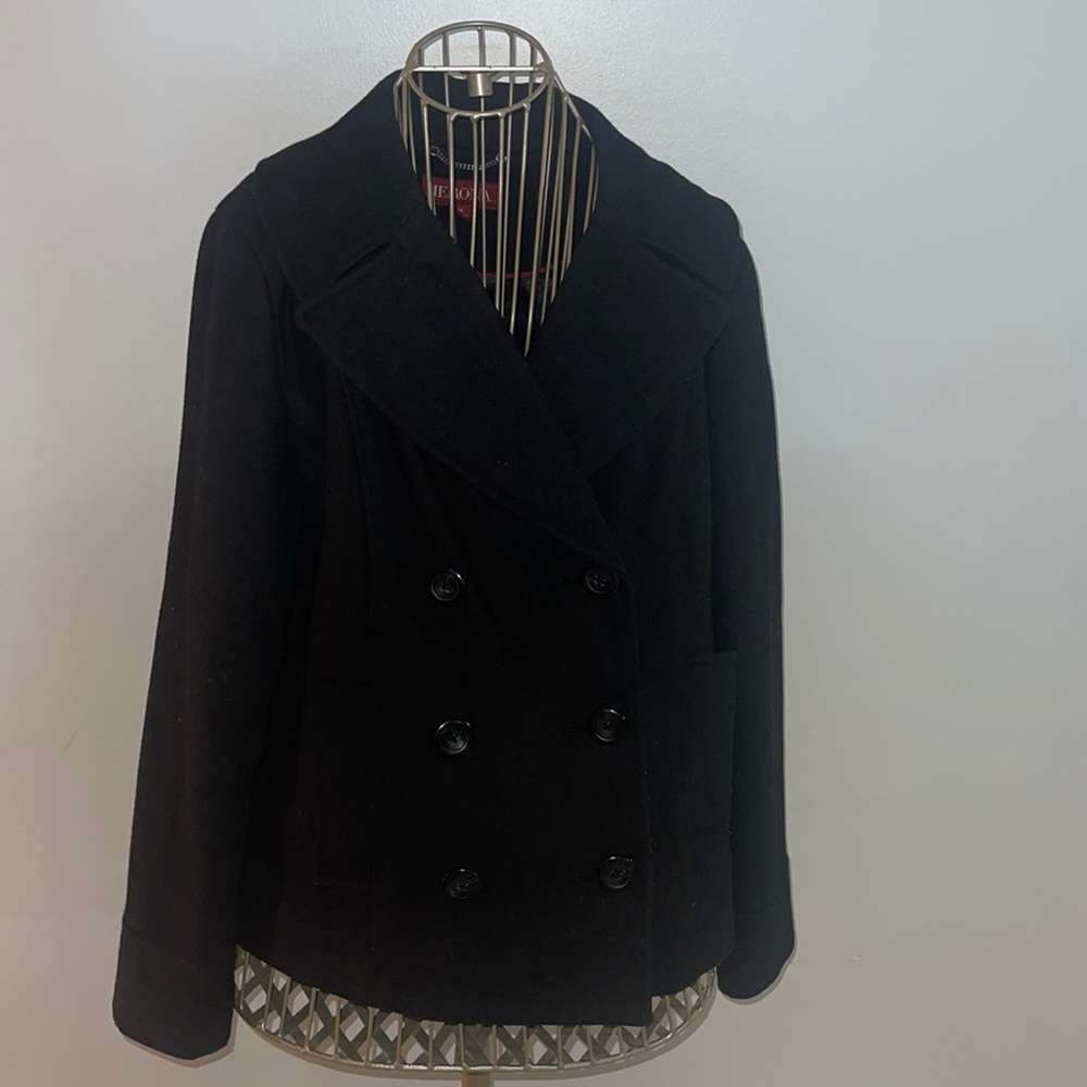 MERONA black pea coat 🧥